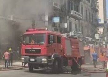 نشوب حريق هائل