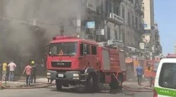 نشوب حريق هائل