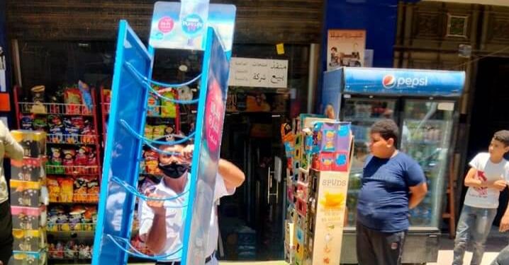 قنديل وشن حمله مرافق مكبره على مدينة طنطا للقضاء على الاشغالات