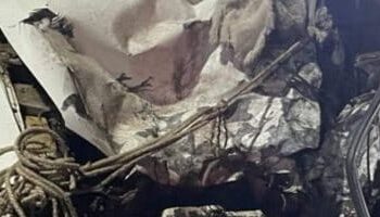 حادث علي الطريق الصحراوي