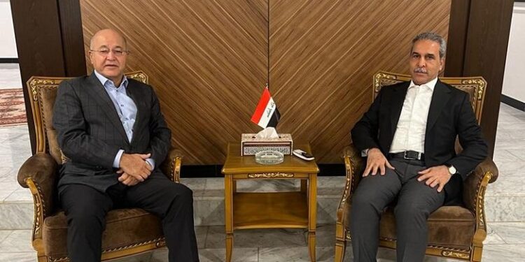 مجلس القضاء الأعلى يستقبل الرئيس العراقي برهم صالح