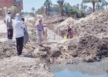 رئيس مركز ومدينة أبشواي بالفيوم يقوم بجولات صباحية ومسائية لمتابعة الأعمال بمختلف أنحاء المركز