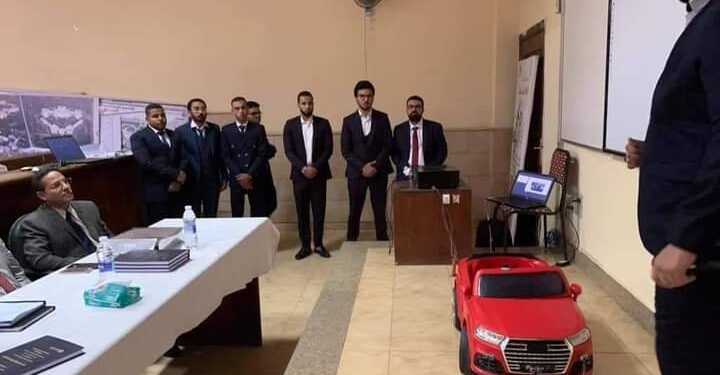 السيارة الكهربائية تظهر فى مشروعات تخرج طلاب معهد طيبة العالى للهندسة