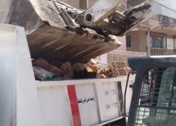 حملات مكثفه لرفع الإشغالات والتعديات بمحافظة الغربية