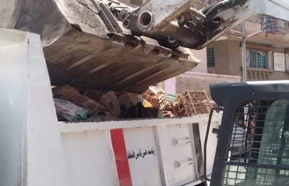 حملات مكثفه لرفع الإشغالات والتعديات بمحافظة الغربية