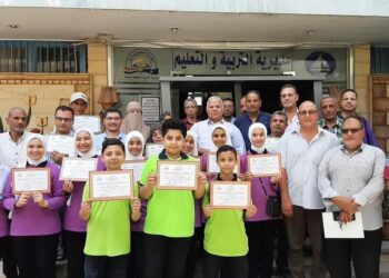 دمياط تفوز بالمركز الثاني على مستوى الجمهورية في مسابقة أوائل الطلبة