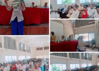 ندوة ارشادية عن دودة الحشد الخريفية بإدارة ابشواي الزراعية