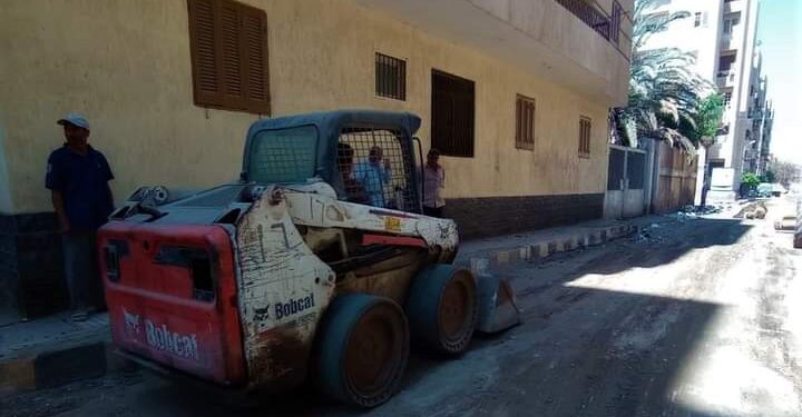 حملة نظافة مكبرة بمساكن الشباب بحي أول طنطا