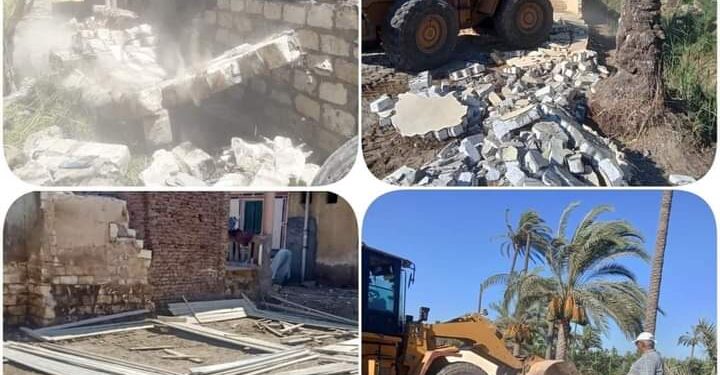 البحيرة تواصل جهودها لإزالة