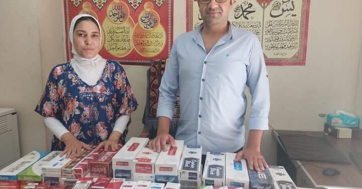 ضبط سجائر مجهولة المصدر وتحريز عدد ٦٦٥ علبة سجائرباجمالى ١٣٣٠٠ سيجارة