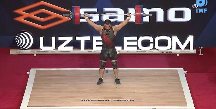 عاجل.. كريم كحلة يفوز بفضيتين فى رفع الأثقال