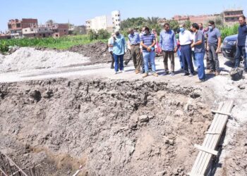 رحمي يتابع مشروعات المبادرة الرئاسية في 5 قرى بزفتى