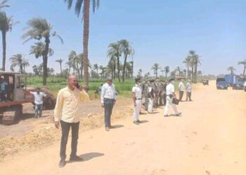 الموجة رقم ٢٠ لإزالة تعديات أملاك الدولة  تحت قيادة نائب رئيس مركز ومدينة أبشواي بالفيوم