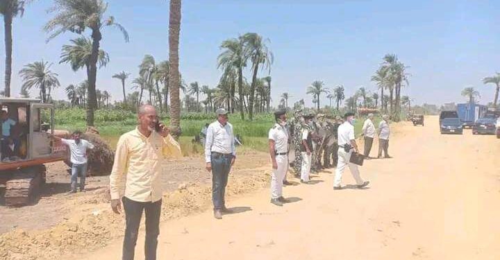 الموجة رقم ٢٠ لإزالة تعديات أملاك الدولة تحت قيادة نائب رئيس مركز ومدينة أبشواي بالفيوم