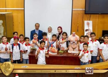 “طب طنطا” تستقبل الأطفال المشاركين بجامعة الطفل