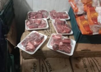 أبو هاشم وكيل وزارة التموين بالغربية يضبط كميات كبيرة من اللحوم الفاسدة بكفر الزيات