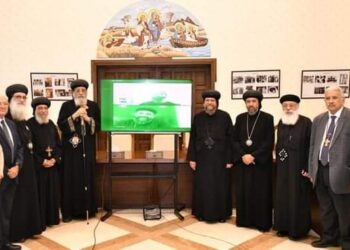 لقاء قداسة البابا تواضروس الثاني بالوفد المشارك في الجمعية العامة لمجلس الكنائس