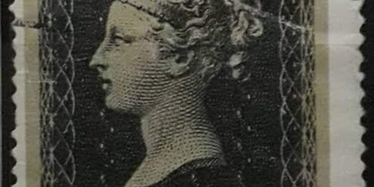 أول طابع بريد في العالم