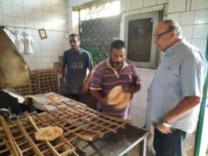 سعد الله يقود حملات فجرية على المخابز البلدية المدعمة بالأسكندرية