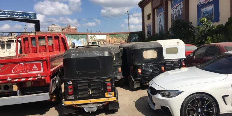 تحرير ٤٥٧ مخالفة متنوعة فى حملة مرورية مكبرة في فارسكور