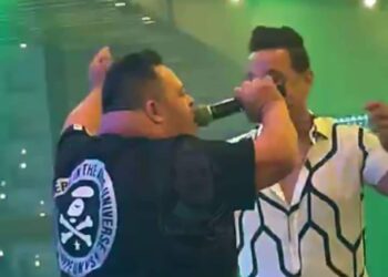 أمح الدولي يشارك رضا البحراوي إحدى أغانيه