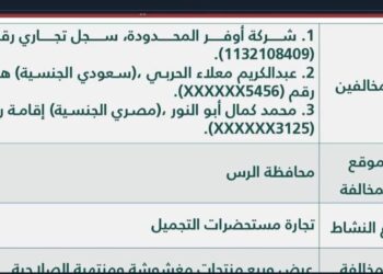 السجن ثلاث سنوات لمصري وسعودي بسبب الغش التجاري بمستحضرات تجميل