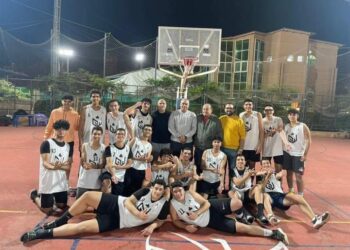 نادى جزيره الورد لكره السله يفوز على نادى الحوار