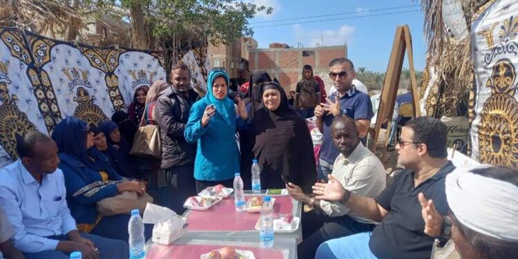 مديرية الزراعة بالفيوم إدارة ابشواي تستقبل وفد افريقي رفيع المستوى من المركز الدولي للزراعة