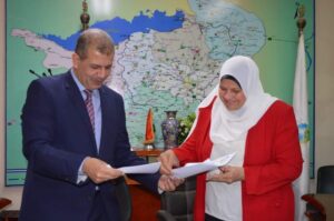 د أماني قرنى : توقيع برتوكول تعاون بين التربية والتعليم وشركة مياه الشرب والصرف الصحى بالفيوم .