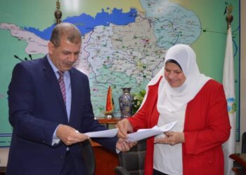 د أماني قرنى : توقيع برتوكول تعاون بين التربية والتعليم وشركة مياه الشرب والصرف الصحى بالفيوم .