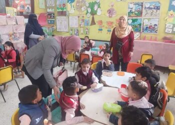 وكيل المديرية تشهد طابور الصباح بمدرسة محمد حسين أحمد الإبتدائية