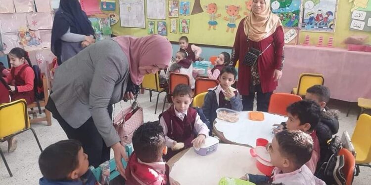 وكيل المديرية تشهد طابور الصباح بمدرسة محمد حسين أحمد الإبتدائية