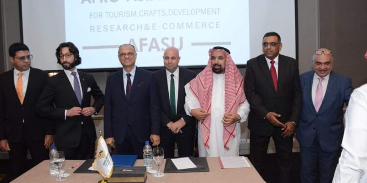 مؤتمر صحفي للإتحاد الإفريقي الآسيوي للإعلان عن تفاصيل الزيارة لدولة تنزانيا