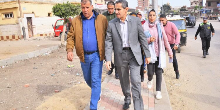 جولة تفقدية لمحافظ الغربية بمراكز قطور، كفر الزيات وطنطا