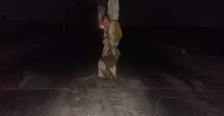 طريق الأربعين مطب صناعي وخيال مقاته مركز خارج نطاق الخدمة