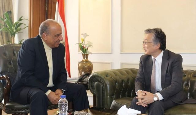 وزير قطاع الأعمال العام يبحث مع سفير اليابان تعزيز فرص الشراكة والتعاون الاقتصادي