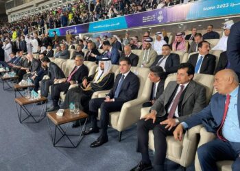 وزير الرياضة يشهد افتتاح كأس الخليج العربى بالعراق