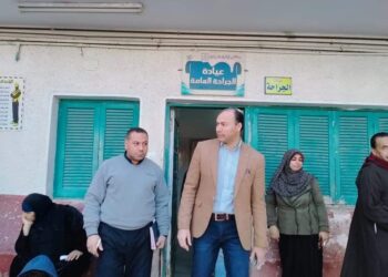 متابعة مستمرة لرئيس مركز ابشواي شملت المركز التكنولوجي ومستشفي ابشواي المركزي ومقار لجان الامتحانات بمدارس ابشواي