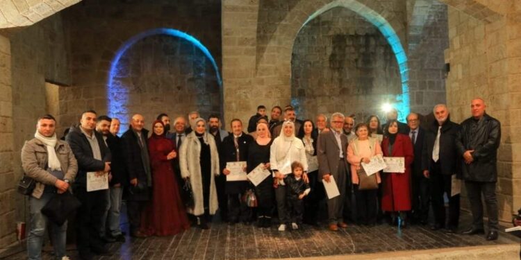 فريق عمل اوبريت حناجر الأرز مكرما”