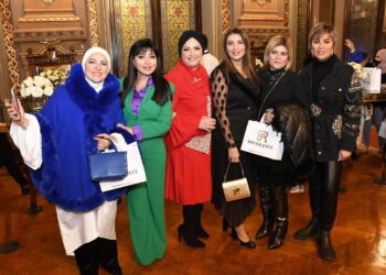 ‎بالصور .. بحضور عربي مميز .. نجوم الفن والمجتمع يشاركون ريم — وجولي بداية انطلاقهما بالقاهرة 