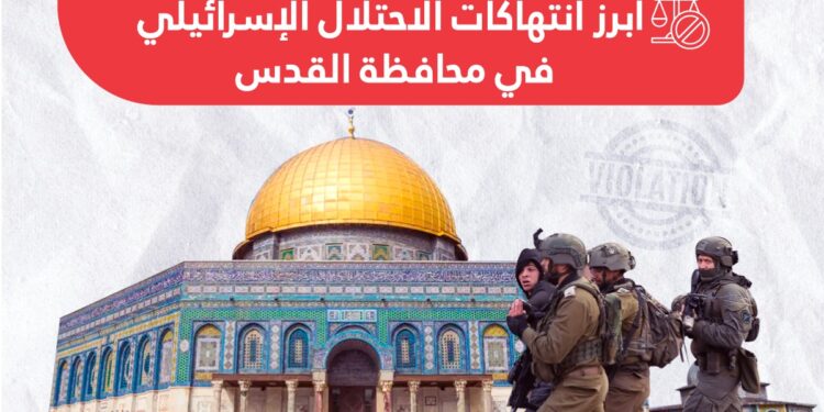 القدس المحتلة: 19 شهيدا وأكثر من ألفي مصاب و300 عملية هدم و70 مشروعا استيطانيا خلال 2022