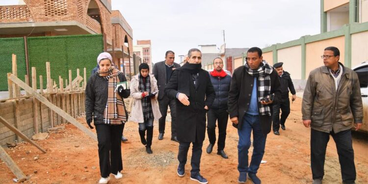 محافظ الغربية يتابع مشروعات حياة كريمة بنهطاي 