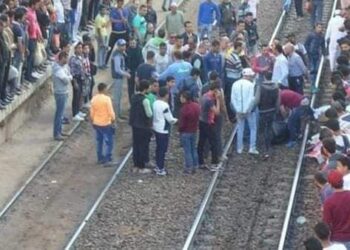 سقوط طالبة بقطار قنا