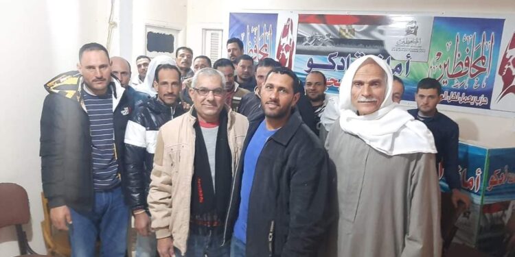 حزب المحافظين بإدكو بالحيرة تستقبل صيادي أم الخلول لعرض مشاكلهم