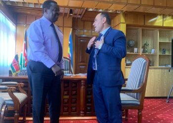 رئيس الوزراء الكيني يستقبل الدكتور شوقي سعيد رئيس مجلس إدارة المعهد العالي بالمحله