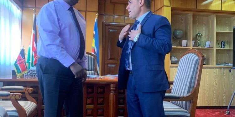 رئيس الوزراء الكيني يستقبل الدكتور شوقي سعيد رئيس مجلس إدارة المعهد العالي بالمحله