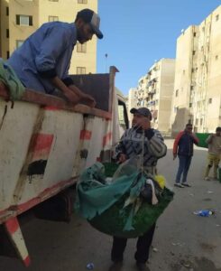 بورسعيد: تواصل تنفيذ أعمال منظومة الجمع المنزلي بنطاق حي الضواحي
