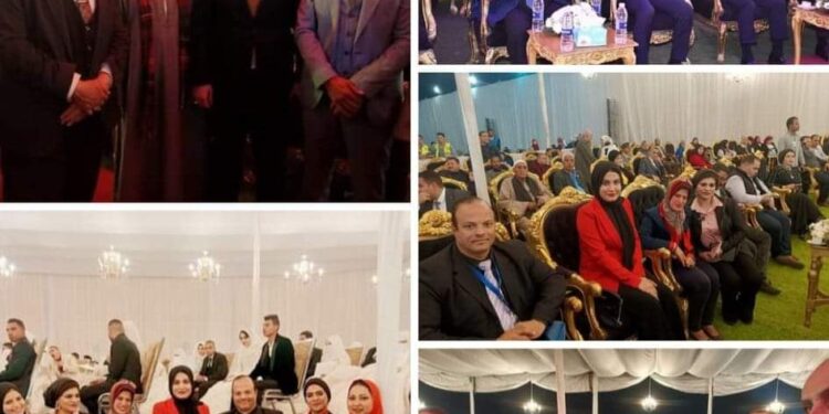 محافظ الفيوم يشهد حفل “حماة الوطن” لتسليم هدية الرئيس لـ 32 عروس