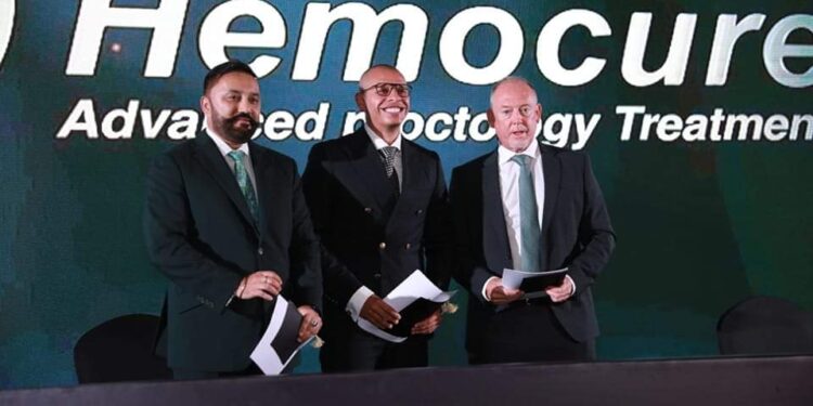خلال احتفالية مجموعة هيموكيور الرائدة بجراحة الشرج والمستقيم باطلاق فرعها بدبي