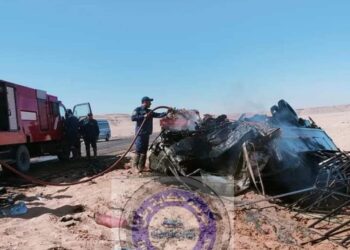 عاجل صحراوي قنا يشهد مصرع إثنين وإصابة 3اخرين في حادث تصادم مؤلم